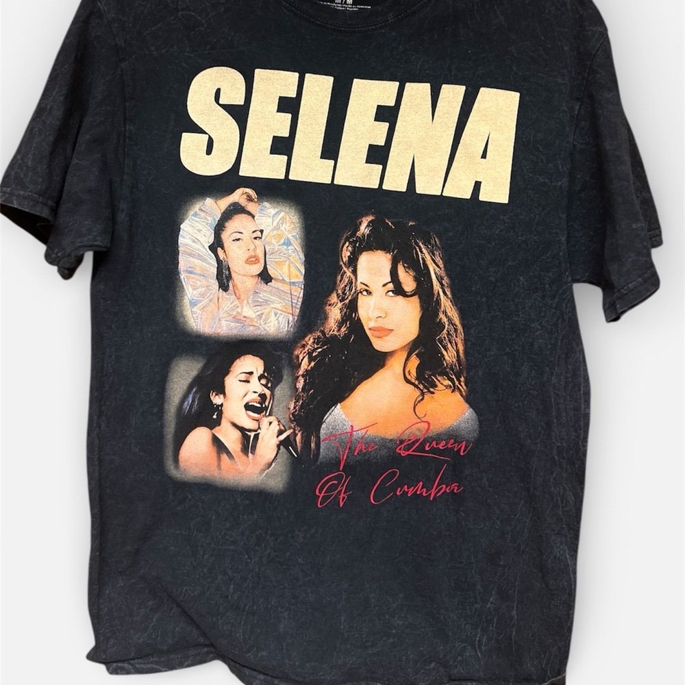 Selena Women's Graphic Tee - Black